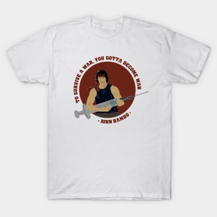 Pro Vaccine John Rambo Bootleg - Movie Quote T-Shirt